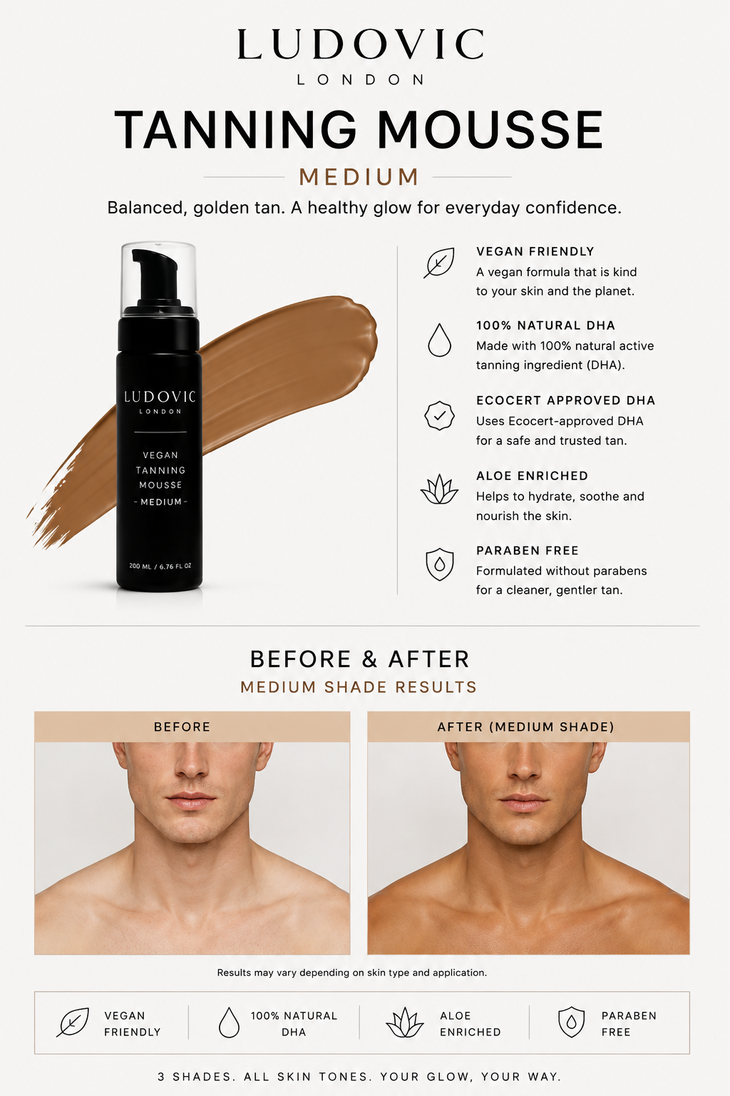 Vegan Tanning Mousse Medium